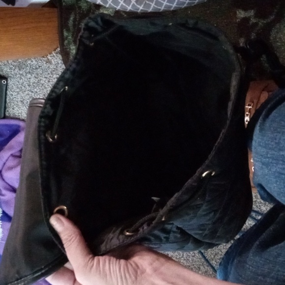 Quilted Backpack Purse - Picture 2 of 5